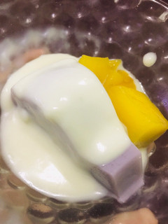 Foto resep HomemadeDessert #1Taro Pudding, Fla Susu dan Mango Topping