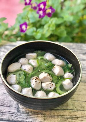 Hình của món Canh Khổ Qua Nấu Chả Cá.