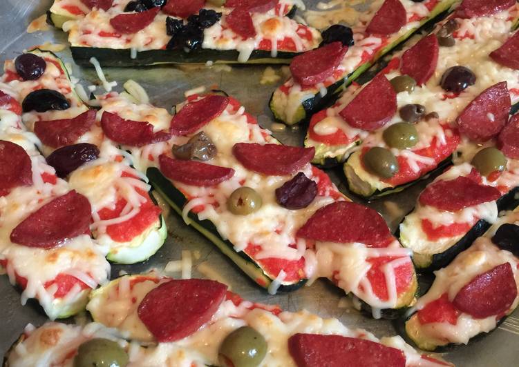 Recipe of Speedy Zucchini Pizza