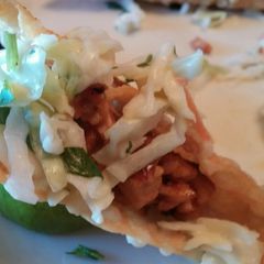 A picture of Applebees Copycat Wonton Taco Recipe.