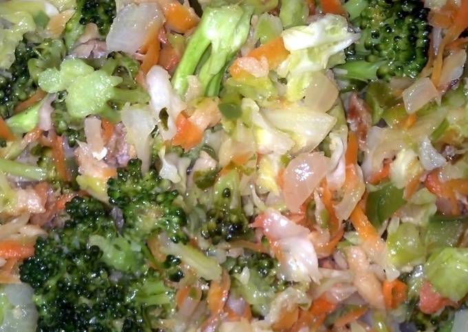 Recipe of Super Quick Homemade Steamed Cod fish salad