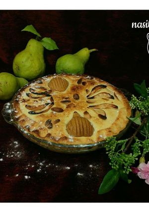 عکسی از دستور پای گلابی کاراملی