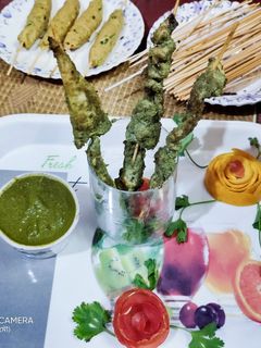 চিকেন হরিয়ালি কাবাব(chicken hariyali Kabab recipe in Bengali) রেসিপির প্রধান ছবি
