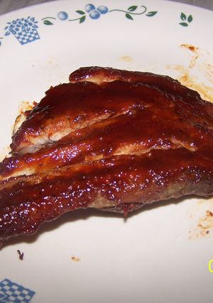 A picture of NuWave Slow Cooked Babyback Ribs.
