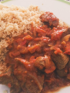 A picture of Lamb Curry With Spicy Couscous.