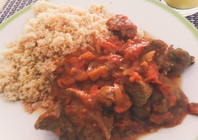 Easiest Way to Make Quick Lamb Curry With Spicy Couscous