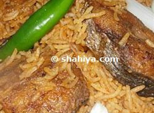 صورة لوصفة طريقة عمل صيادية السمك بالأرز