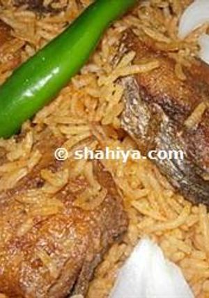 صورة لوصفة طريقة عمل صيادية السمك بالأرز