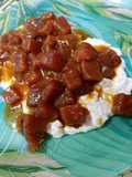 Atún marinado y burrata