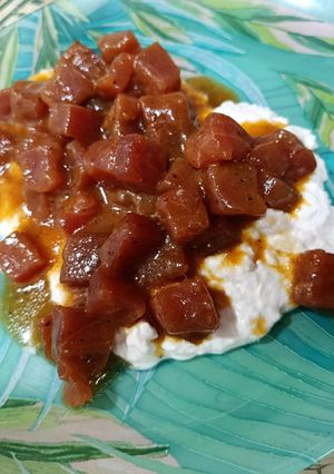 Foto principal de Atún marinado y burrata