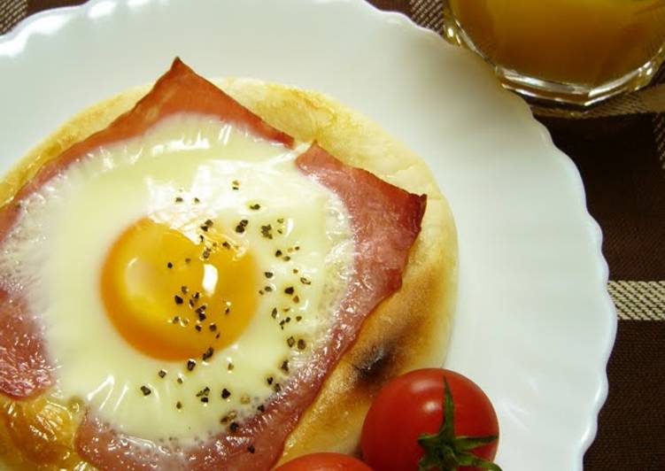 Simple Way to Prepare Favorite Easy! Breakfast Bacon and Egg Bread