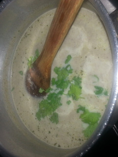 A picture of Mushroom Soup.
