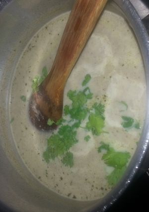 A picture of Mushroom Soup.