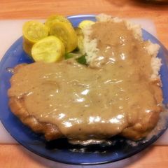 A picture of Smothered Pork Steak.