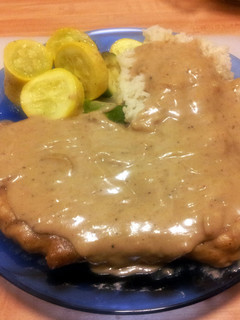 A picture of Smothered Pork Steak.