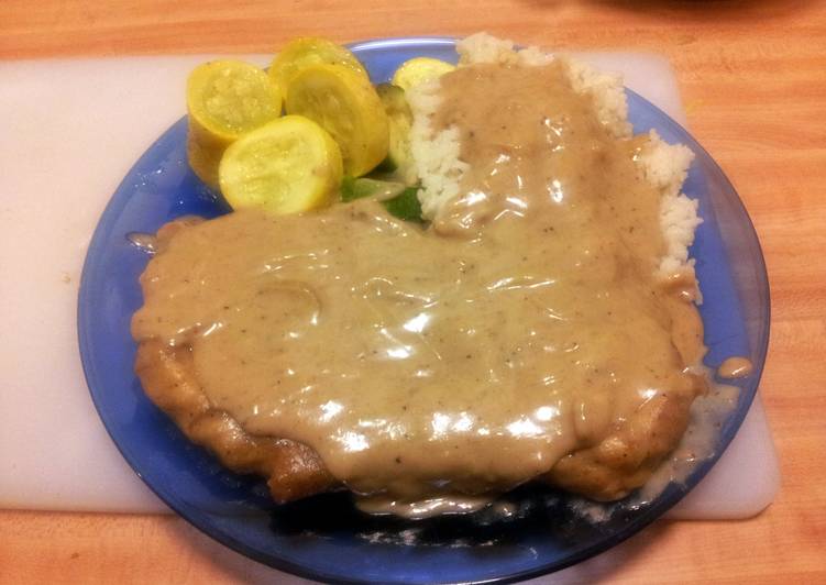 Smothered Pork Steak