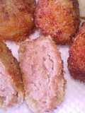 Menchi Katsu Style Ground Pork Fritters