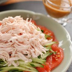 A picture of Szechuan Bang Bang Chicken (Steamed Chicken).