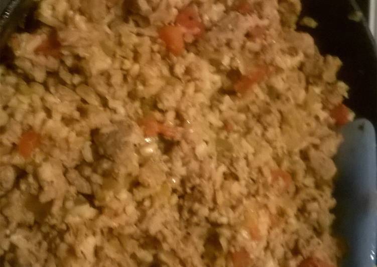 Recipe of Delicious Turkey and brown rice taco filling