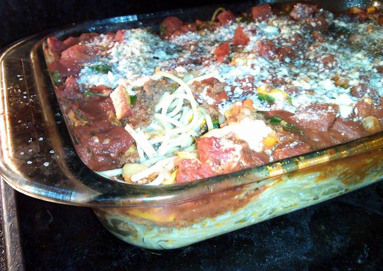 How to Make Favorite Roasted vegetable spaghetti bake