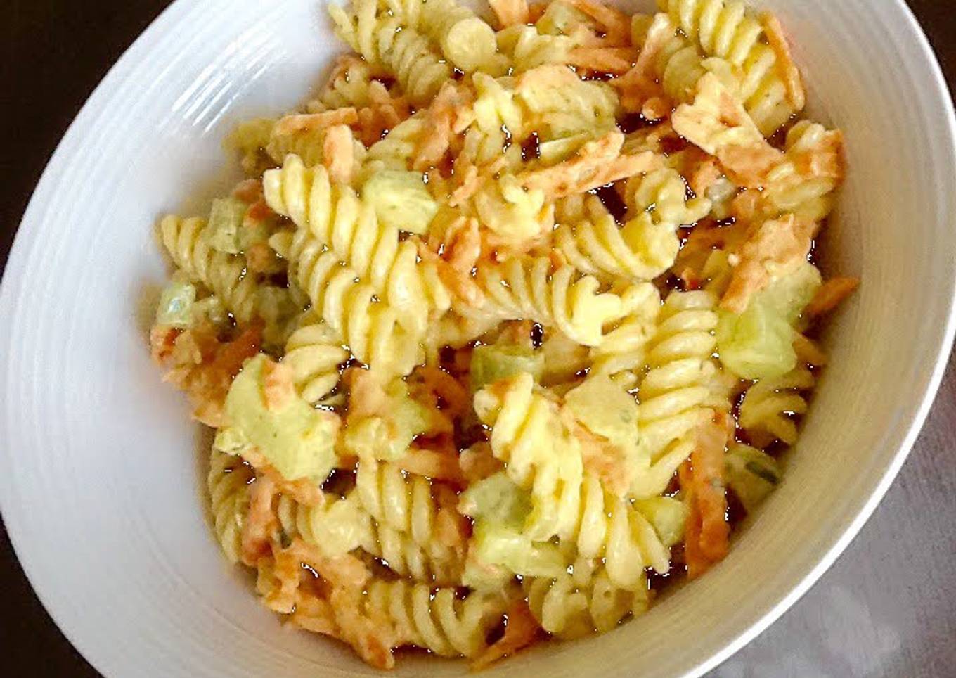 Pasta salad without gluten and milk :)