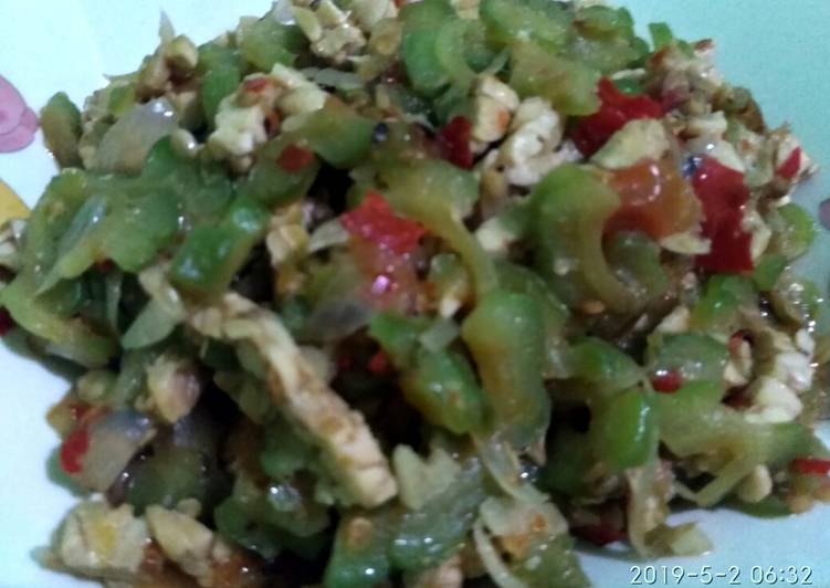 Tumis Pare Tempe Ladzidz (ga pait)