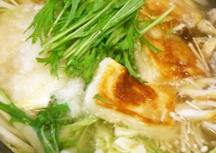Steps to Make Any-night-of-the-week Aromatic Mizore Hot Pot