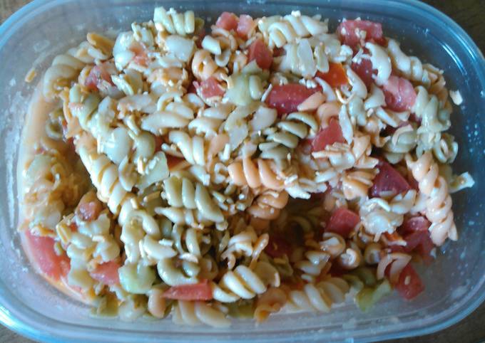 Simple Way to Prepare Real Italian Pasta Salad for Dinner Food