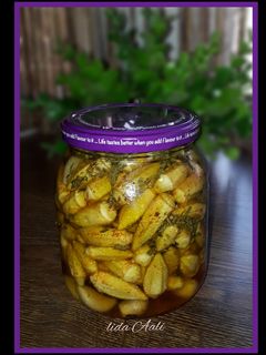عکسی از دستور ترشی بامیه