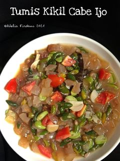 Foto resep Tumis Kikil Cabe Ijo