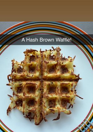 A picture of Hash Brown Waffle.