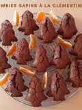 Brownies sapins à la clementine