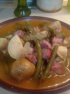 A picture of Pops green beans.