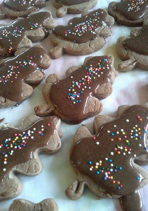 A picture of Chocolate Leaf Cookie.
