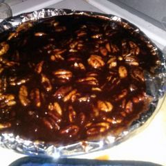 Chocolate pecan pie A picture of Chocolate pecan pie.
