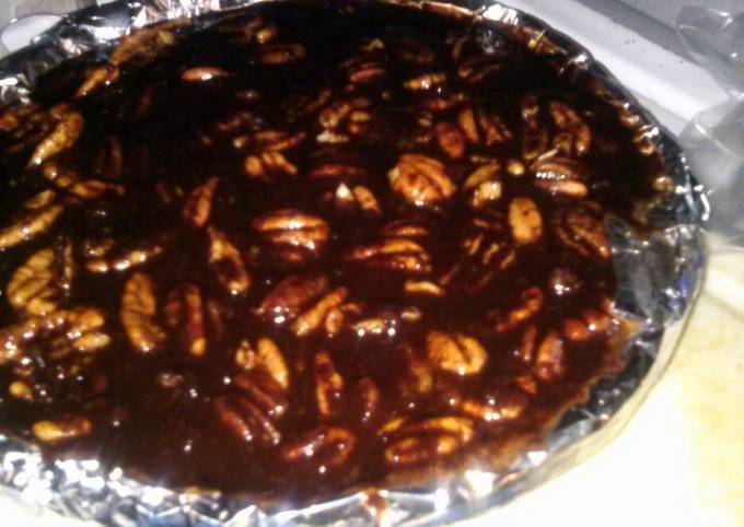 Recipe of Homemade Chocolate pecan pie