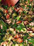 "Hot" Brussels Salad