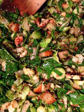 Easy Steps to Prepare|Recipe} &#34;Hot&#34; Brussels Salad, Really Delicious