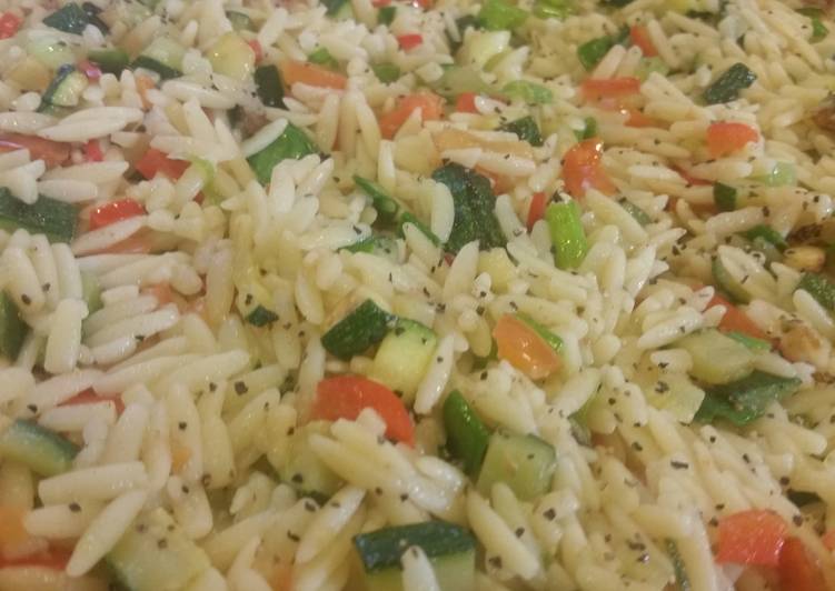 Savory Garlic Orzo