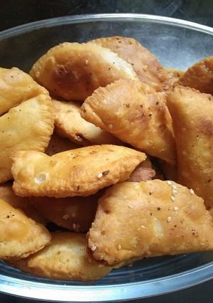 A picture of Semolina Gujiya.