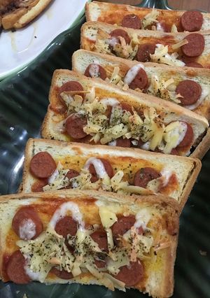 Foto resep Bruschetta Sosis Mayo
