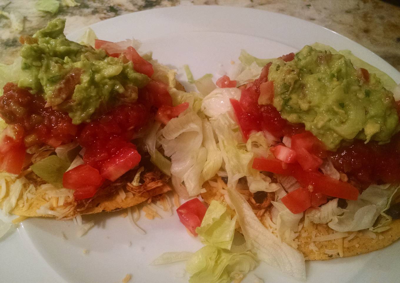 Chicken Tostadas