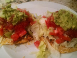 Chicken Tostadas