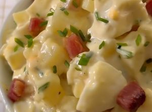 Foto de Salada de batata com bacon