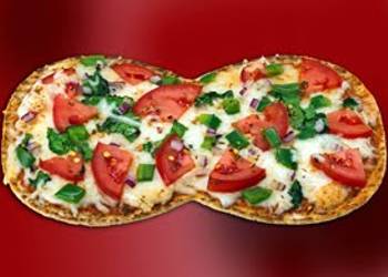 Unique Cuisine Flatbread Veggie Pizza Most Delicious