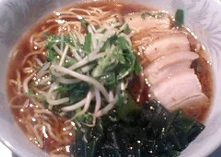 Recipe of Perfect Hokkaido-style Soy Sauce Ramen Soup Concentrate