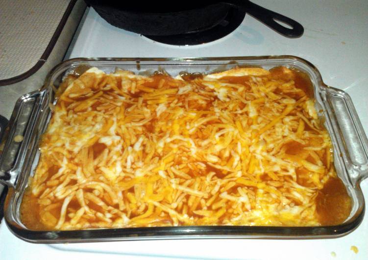 Steps to Make Speedy easy enchilada dinner.