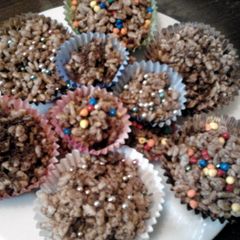 A picture of Chocolate Crackles.