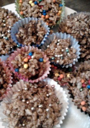 A picture of Chocolate Crackles.