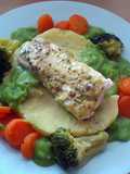 Vickys Poached Cod with Mustard Sauce, Gluten, Dairy, Egg & Soy-Free